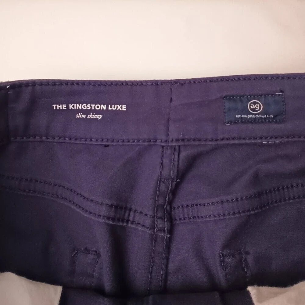 AG Adriano Goldschmied Kids Kingston Luxe Slim Skinny Jeans Purple Size 18